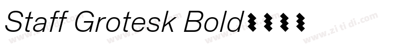 Staff Grotesk Bold字体转换 Staff Grotesk Bold字体转换